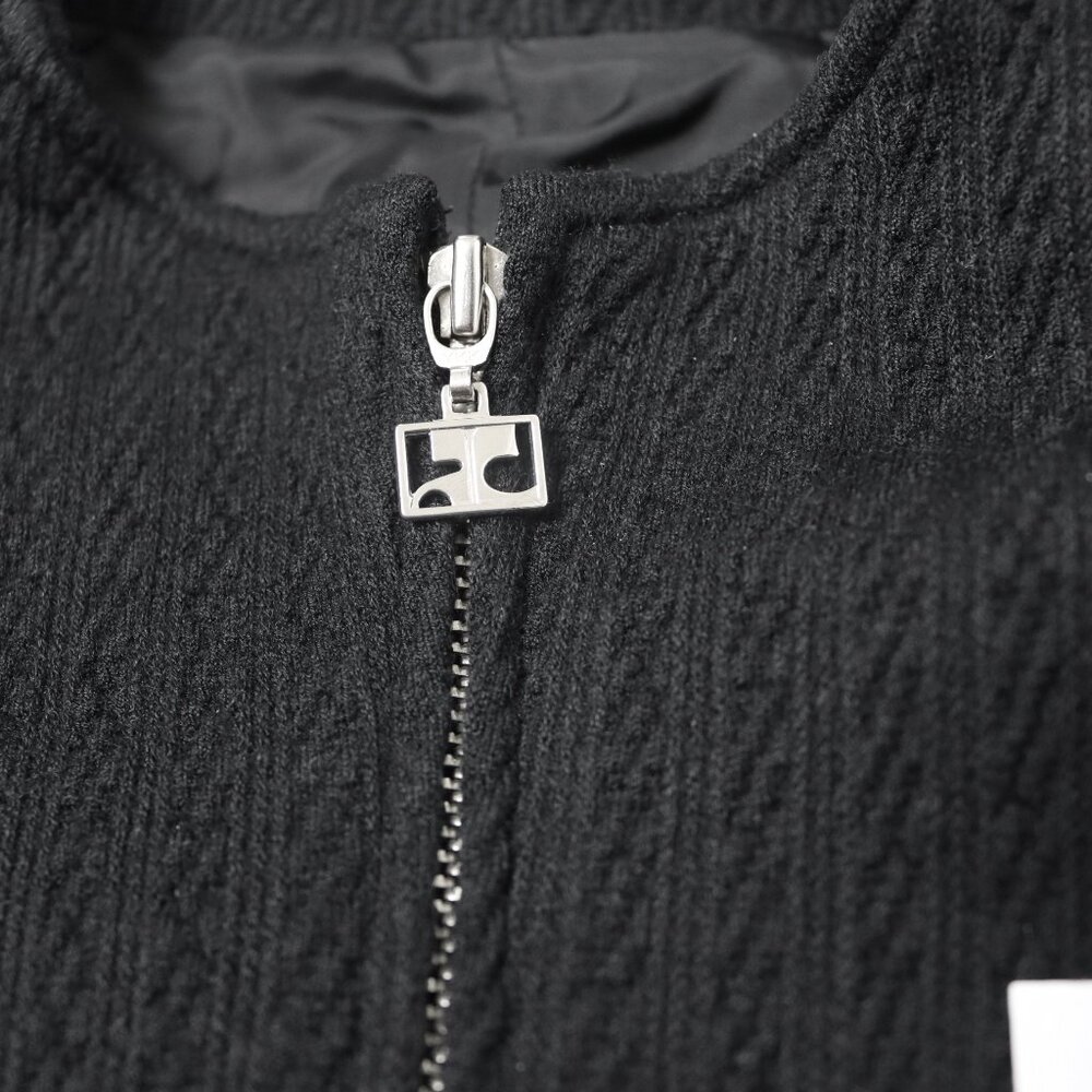 Courrèges batwing wool jacket - image 6